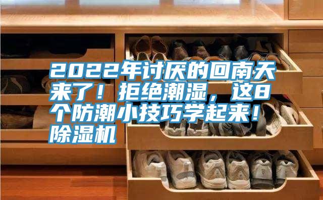 2022年討厭的回南天來了！拒絕潮濕，這8個防潮小技巧學起來！除濕機