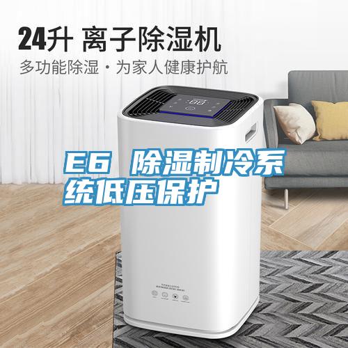 E6 除濕制冷系統低壓保護
