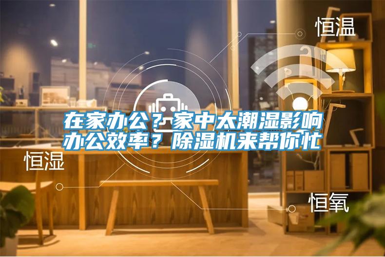 在家辦公？家中太潮濕影響辦公效率？除濕機來幫你忙