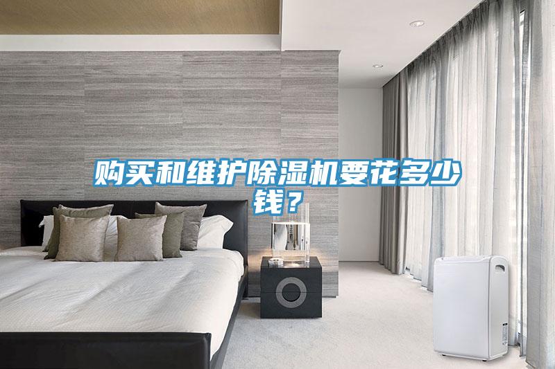 購買和維護除濕機要花多少錢？