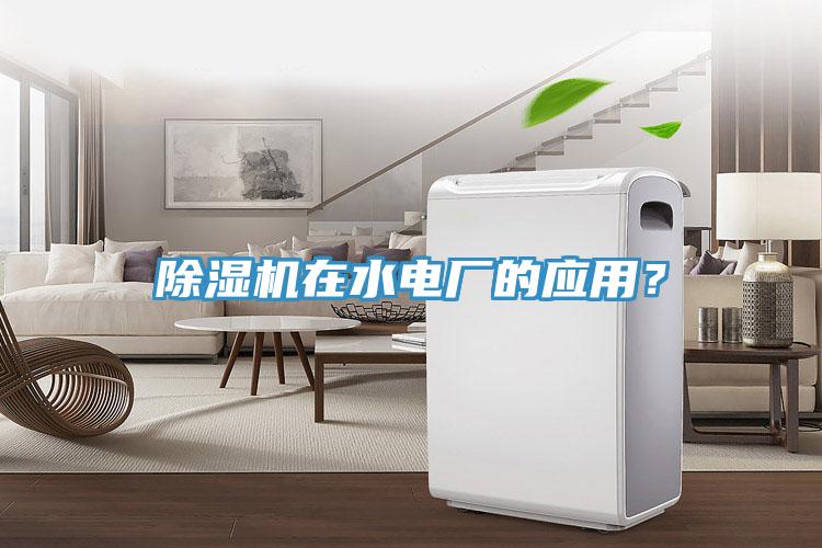 除濕機在水電廠的應用？