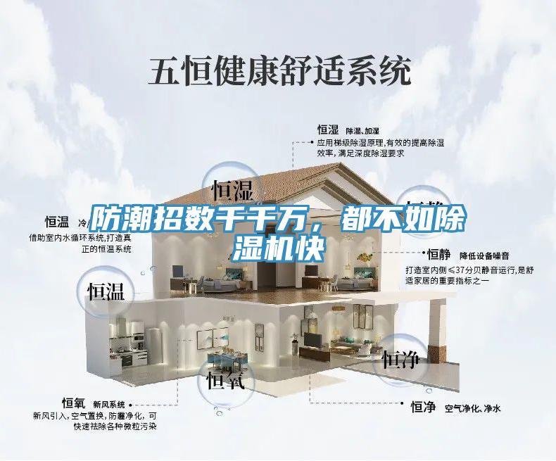 防潮招數(shù)千千萬，都不如除濕機快