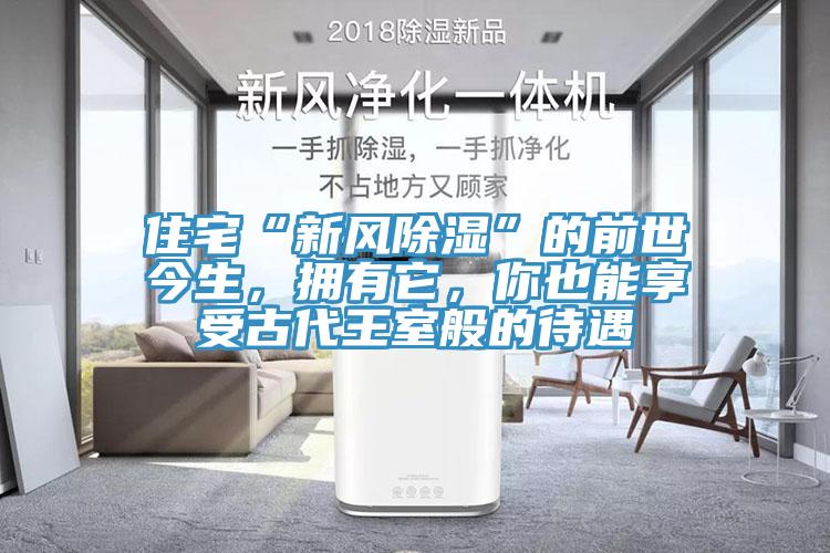 住宅“新風(fēng)除濕”的前世今生，擁有它，你也能享受古代王室般的待遇