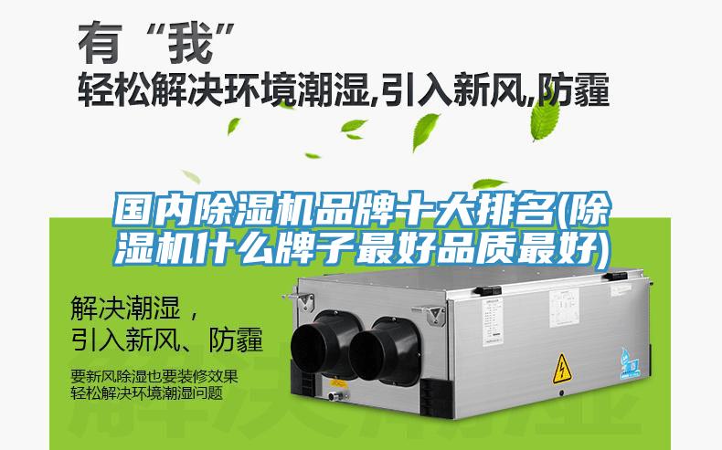 國內除濕機品牌十大排名(除濕機什么牌子最好品質最好)