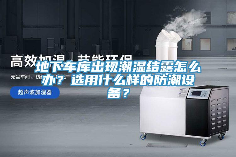 地下車庫出現潮濕結露怎么辦？選用什么樣的防潮設備？
