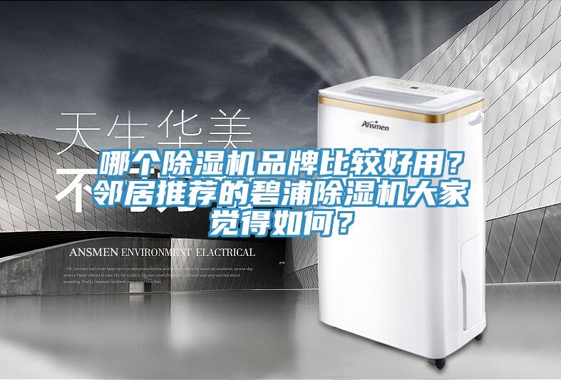 哪個(gè)除濕機(jī)品牌比較好用？鄰居推薦的碧浦除濕機(jī)大家覺得如何？