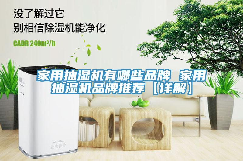 家用抽濕機(jī)有哪些品牌 家用抽濕機(jī)品牌推薦【詳解】