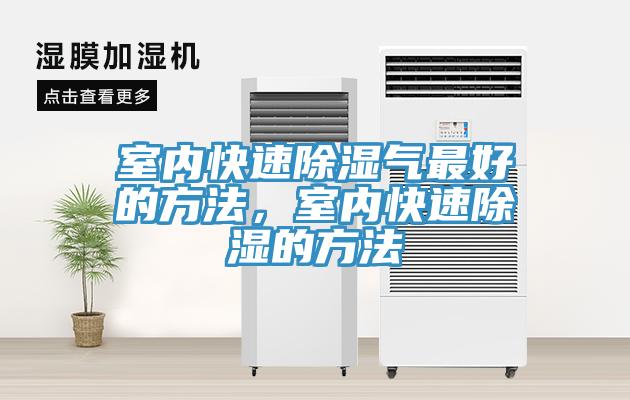 室內(nèi)快速除濕氣最好的方法,室內(nèi)快速除濕的方法