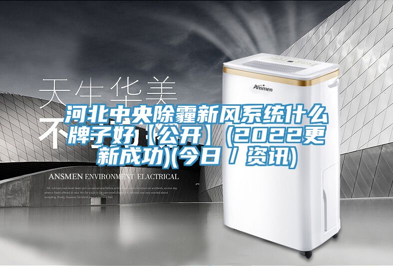 河北中央除霾新風(fēng)系統(tǒng)什么牌子好【公開(kāi)】(2022更新成功)(今日/資訊)