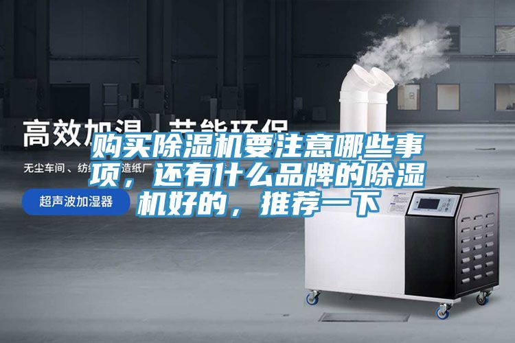 購買除濕機要注意哪些事項，還有什么品牌的除濕機好的，推薦一下