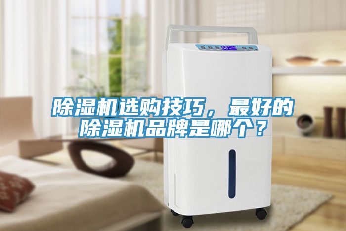 除濕機選購技巧,最好的除濕機品牌是哪個?